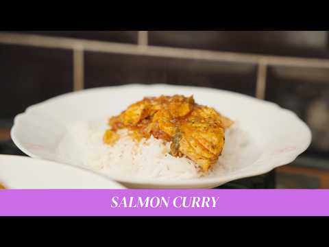 Punjabi-Style Salmon Curry with Rice