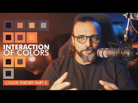 Interaction of Colors in Graphic Design اردو हिंदी`