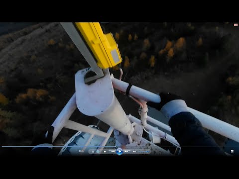 1350m high climbing a transmitter in slovakia