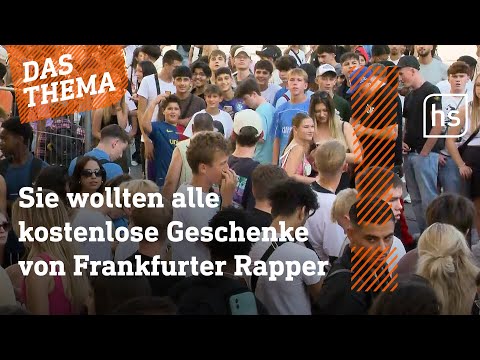 Hunderte Fans auf Frankfurter Zeil: Rapper Reezy und Achraf sorgen für Fan-Ansturm | DAS THEMA