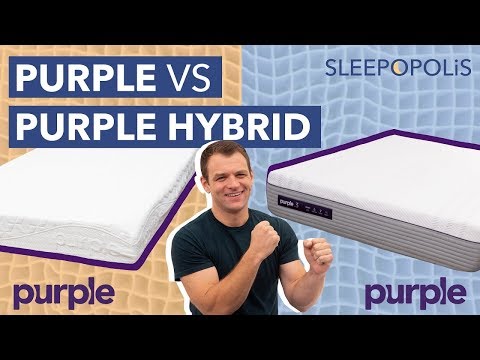 Purple vs Purple Hybrid Mattress - Which One is the Bed for You?