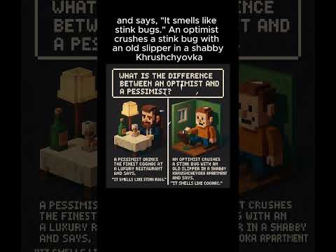 An optimist and a pessimist differ not in circumstance, but in perspective: