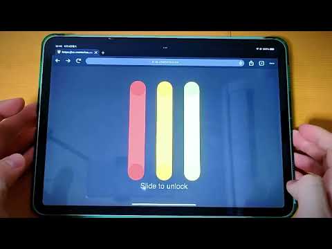Slide to unlock video thumbnail