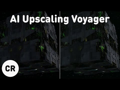 Star Trek Voyager 4K: Remastered With AI Upscaling (Video Enhance AI)
