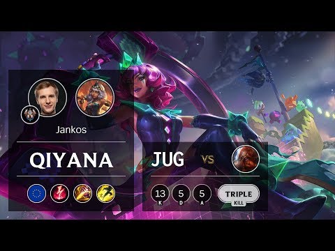 Qiyana Jungle vs Gragas - EUW Challenger Patch 9.18