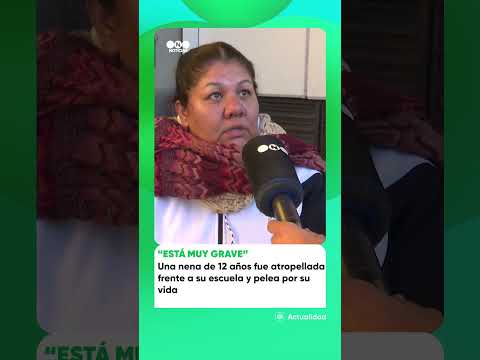 🚨 UNA NENA DE 12 AÑOS FUE ATROPELLADA FRENTE A SU ESCUELA Y PELEA POR SU VIDA