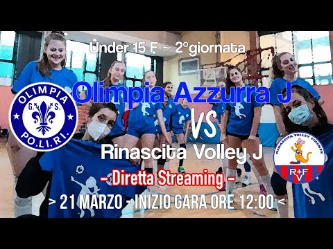 U15F - Girone JB / Giornata 2: Olimpia Po.Li.Ri. Azzurra J vs Rinascita Volley J