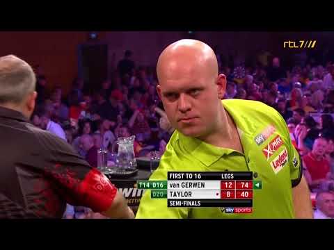 Interview with van Gerwen after beating Taylor (Grand Slam 2017) (subtitles)