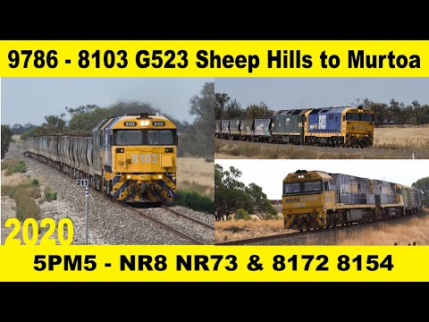 9786 - 8103 G523 from Warrackside to NSW, 5PM5 & 7737V