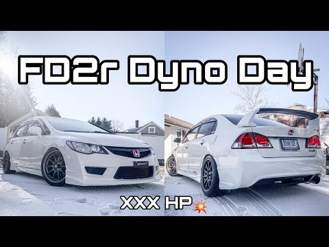 FD2 Type-R Converted FA5 Civic Si Dyno Day