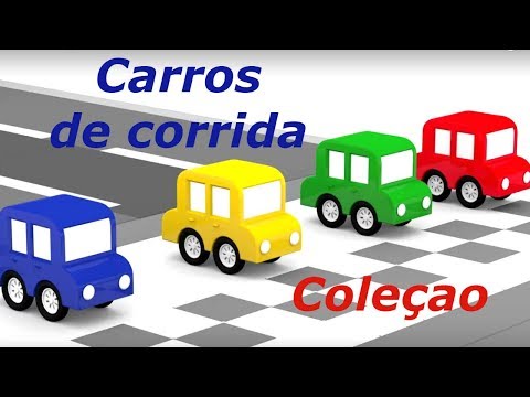 Capa de Coleção 4 carros de corrida