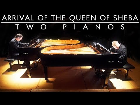 HANDEL - ARRIVAL OF THE QUEEN OF SHEBA (TWO PIANOS) GUITING MUSIC FESTIVAL - SCOTT BROTHERS DUO