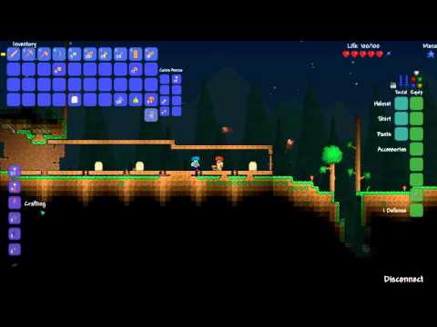 Mineboys | Let's Play Terraria #1 - Kristian & Dildimoose2 VS. Benny_1 & Pjavn