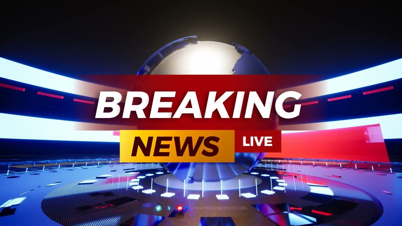 Free 3d Financial Breaking News Digital Futuristic Technology Youtube Channel Intro Video Template (