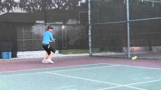 preview picture of video 'Jennifer is Back Paddle Tennis Training in Culver City'