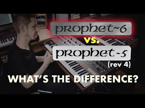 what's the difference between the prophet 5 reissue and the prophet 6?