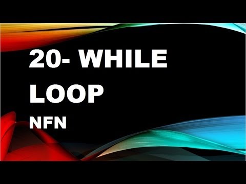 Java Tutorials Urdu Nfn 20 While Loop