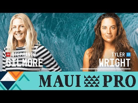 Stephanie Gilmore vs. Tyler Wright - Semifinals, Heat 1 - Maui Women's Pro 2017