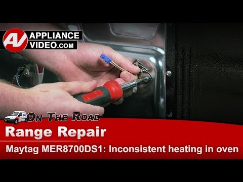 Maytag Stove Repair - Inconsistent Heating in Oven - Temp Sensor