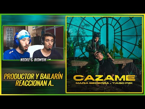 Maria Becerra, Tiago PZK - CAZAME | 🌟 Reacción Productor y Bailarín 🌟 | #NeckeYBisweik