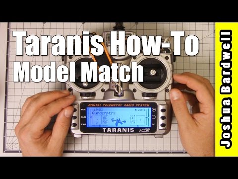 FRSKY TARANIS HOW-TO | Model Match | Unlimited Quadcopters, One Model Memory Video