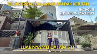 (RUMAH UNIK) Rumah 5 Lantai Hemat Listrik
