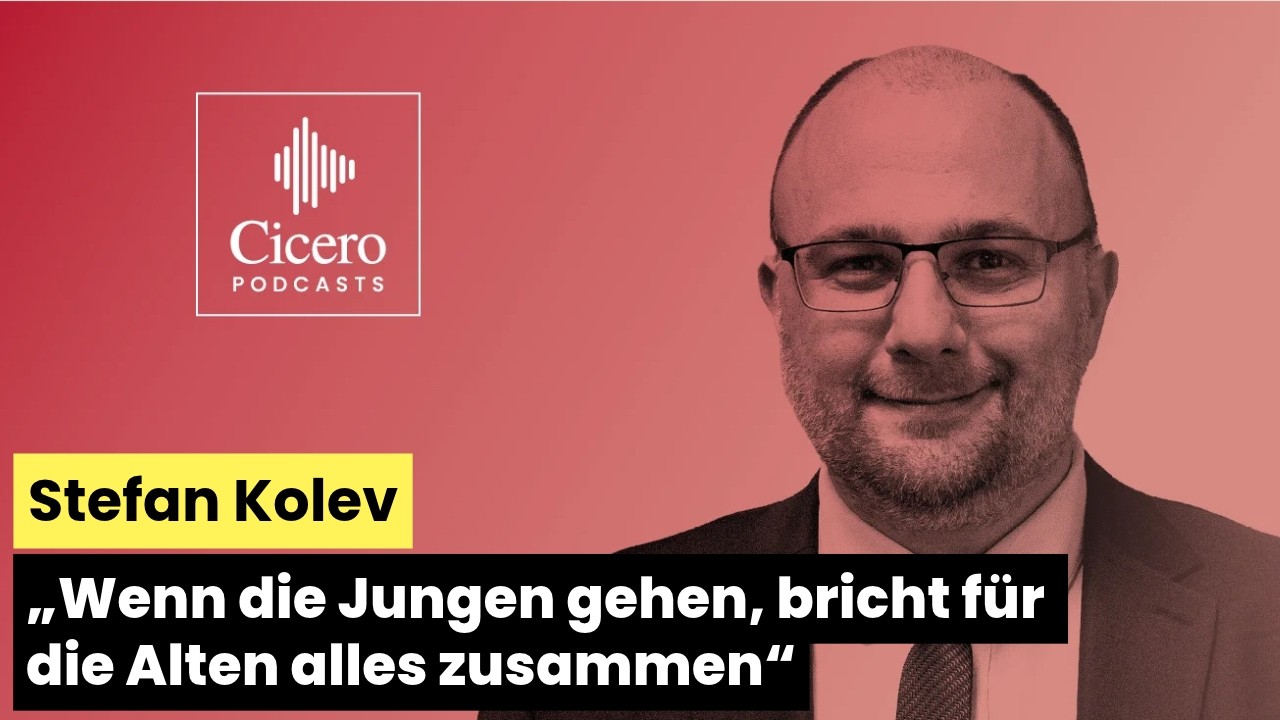 „Wenn die Jungen gehen, bricht für die Alten alles zusammen“ - Ökonom Stefan Kolev