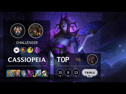 Cassiopeia Top vs Lucian - KR Challenger Patch 10.16