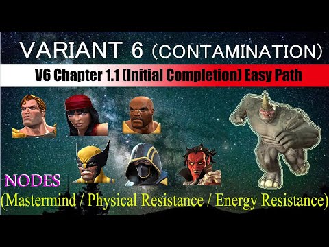 Variant 6 Ch 1.1 Path 1/3 Initial Completion - (Marvel Contest of Champions)