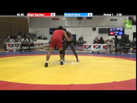 86 KG R16 - Migul Sanchez (Mexico) vs. Richard Perry (NYAC)