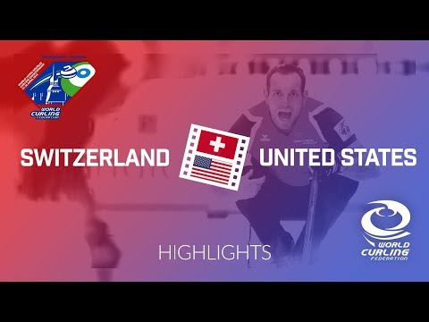 HIGHLIGHTS: Switzerland v United States - World Mixed Doubles Curling Championship 2018