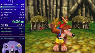 Banjo-Kazooie 100% Speedrun in 2:06:41 (RTA)