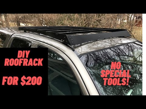 DIY Overland Roof Rack    //overland Tacoma build