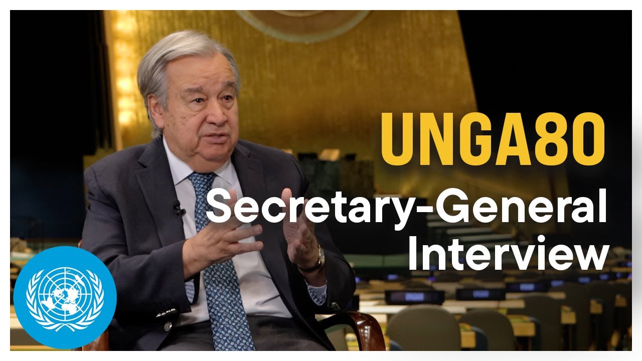 Secretary-General interview with UN News | United Nations | #UNGA80
