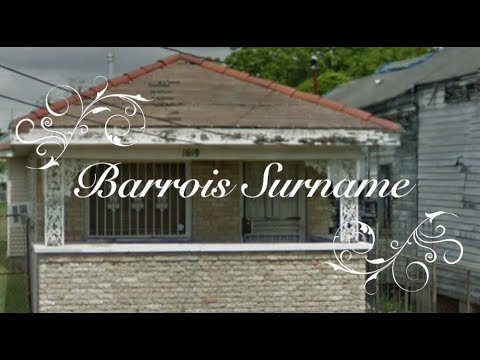 What's in a Barrois Surname?