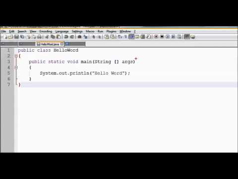 Java Tutorial 3 Create First Class