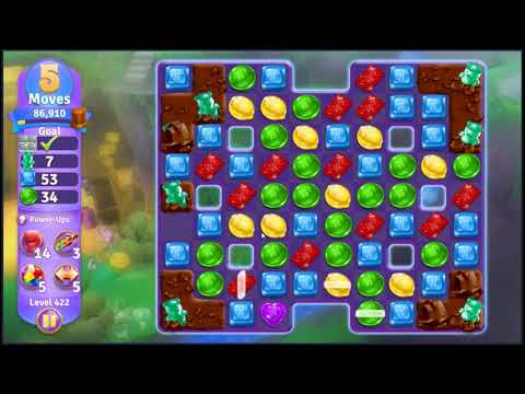 Wonka's World of Candy Level 422 - NO BOOSTERS + FULL STORY 🍫 | SKILLGAMING ✔️