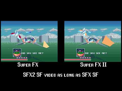 StarFox comparison SuperFX - SuperFX 2 / Part 2