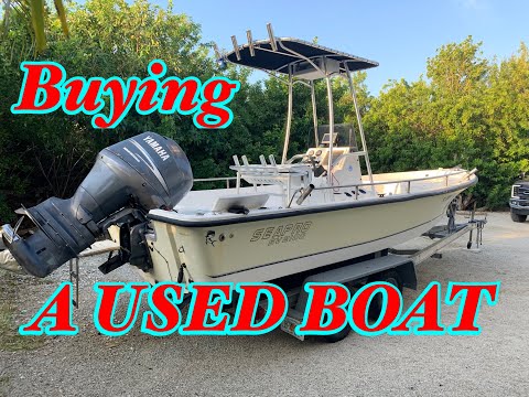 BUYING A USED BOAT LOOK HERE | SeaPro SV2100