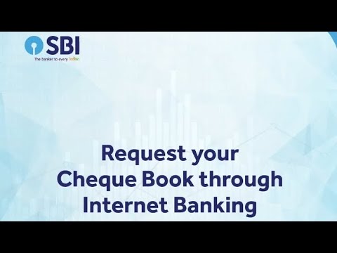request a check book throw internet banking of SBI