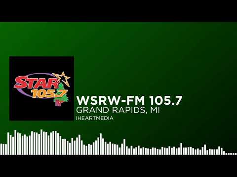 WSRW-FM Grand Rapids, MI "Star 105.7" Legal ID [Christmas Music](11/7/24)