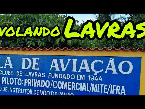 Vuelo panorámico sobre la ciudad de Lavras / Minas Gerais / Brasil _ Escuela de Aviación_ Aereoclub