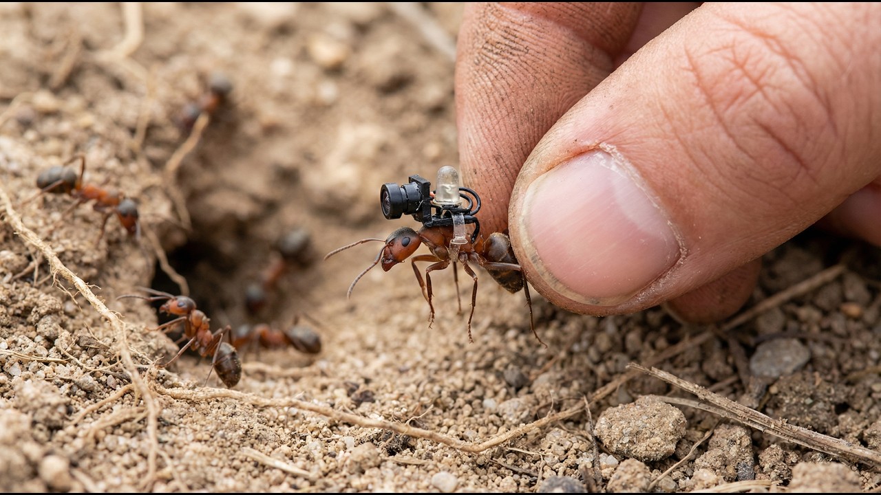 POV: You Are a Worker Ant Entering the Underground Nest
