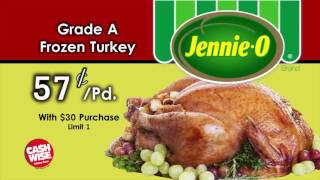 Cash Wise Thanksgiving Turkey Nov2016