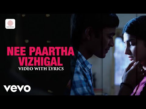3 - Nee Paartha Vizhigal Video with Lyrics | Dhanush, Shruti | Anirudh