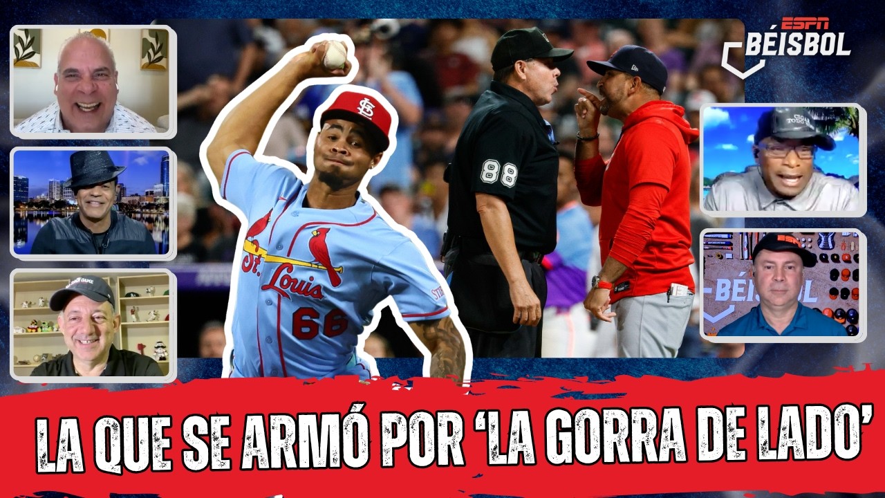 POLÉMICA TOTAL en GRANDES LIGAS por 'LA GORRA DE LADO'. REGAÑARON al UMPIRE | ESPN Beisbol