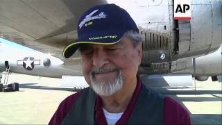 World War II airmen relived memories of bombing campaigns in the only B-29 bomber still capable of f