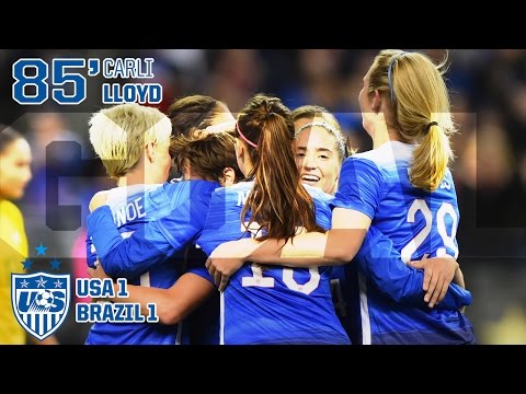 WNT vs. Brazil: Carli Lloyd Goal - Oct. 21, 2015