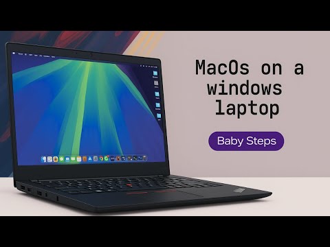 How i turned my windows laptop into a MacBookPro: Hackintosh for xcode & final cut