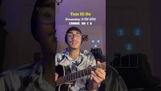 Download lagu Tum Hi Ho Guitar Lesson | 3 Easy Chords #shorts mp3
